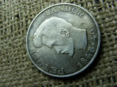 Ezüst 5 forintos érme, 1948