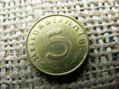 Birodalmi 5 pfennig, 1938, A jelzés