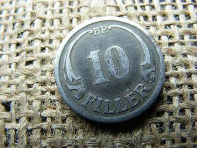 10 fillér, 1942, sherardírozott