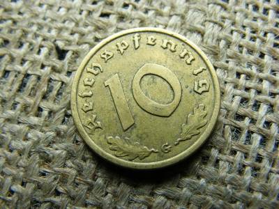 Birodalmi 10 pfennig, 1938 G