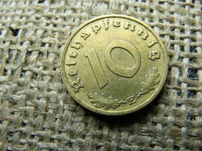 Birodalmi 10 pfennig, 1938 E