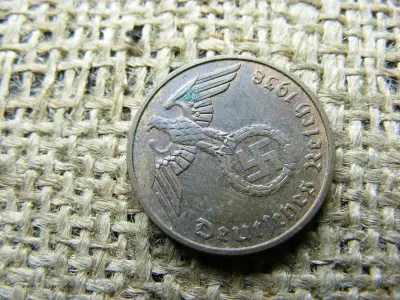 Birodalmi 2 pfennig, 1938, F jel