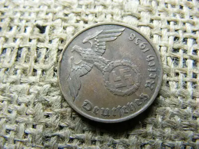 Birodalmi 2 pfennig, 1938 G