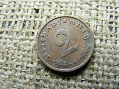 Birodalmi 2 pfennig, 1938 G