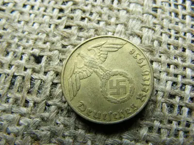 Birodalmi 5 pfennig érme, 1938 E