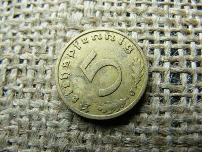 Birodalmi 5 pfennig, 1938 J