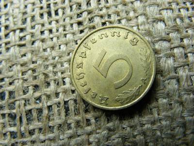 Birodalmi 5 pfennig, 1939, A
