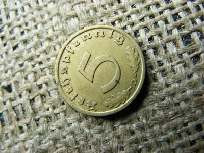 Birodalmi 5 pfennig, 1939 D