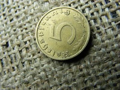 Birodalmi 5 pfennig érme, 1939, F jelzés