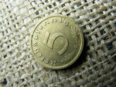 Birodalmi 5 pfennig, 1939 G