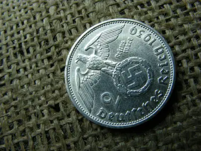 Birodalmi 2 márka, 1939 D, ezüst