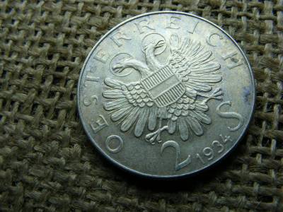 Ezüst 2 schilling, 1934, Ausztria
