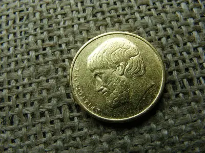 5 Drachma 1976, Aranyozott