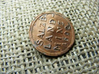 4 Krajcár 1692, Salzburg, Gomb, Másolat