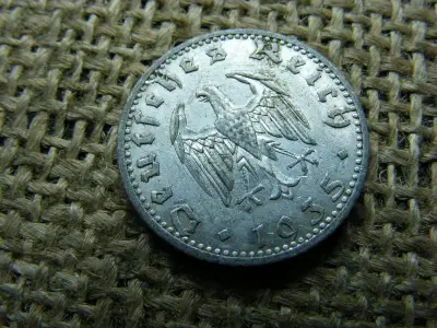 Birodalmi 50 pfennig, 1935, A