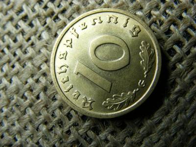 Birodalmi 10 pfennig, 1938 G