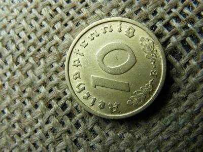 Birodalmi 10 pfennig, 1938 B