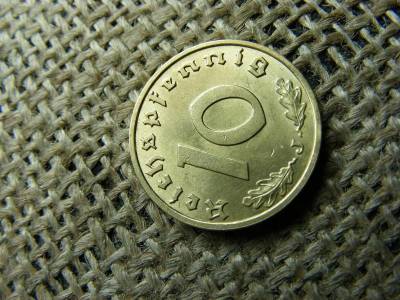 Birodalmi 10 Pfennig, 1938 J