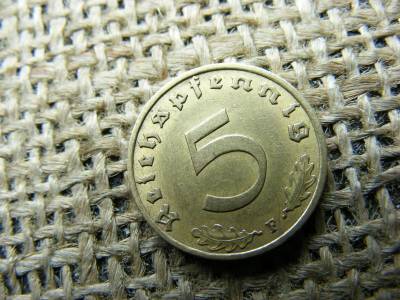 Birodalmi 5 pfennig, 1938 F