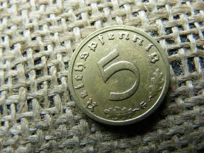Birodalmi 5 Pfennig, 1938 G