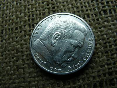 Birodalmi 5 márka, 1938 A, ezüst