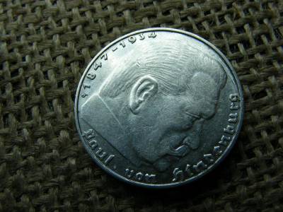 Birodalmi 2 márka, 1939, ezüst