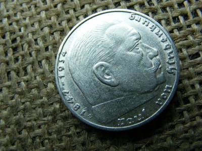Birodalmi 2 márka, 1937, ezüst