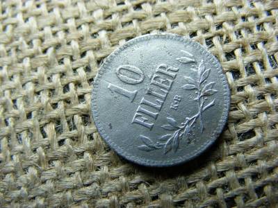 10 fillér, 1920, korona