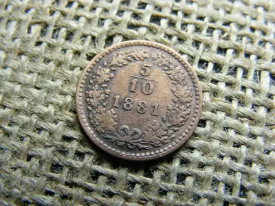 5/10 Krajcár, 1881, Ferenc József