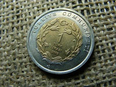 Török 1 lira, 2009, elefánt