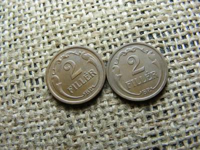 2 Fillér 1940, Bronz, Pár, Két Verőtőtípus