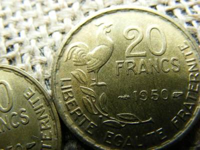Francia 20 frank pár, 1950