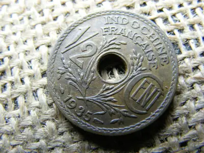 Francia 1/2 Cent, 1935