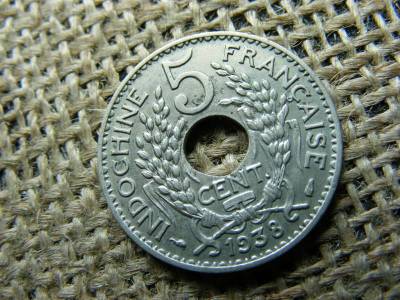 Francia 5 centimes érme, 1939