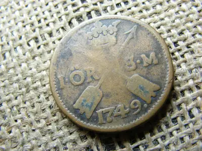 1 öre 1749, Svédország