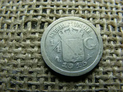 Ezüst 1/4 Gulden, 1915