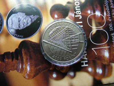 2000 forintos érme, 2020, BU, Harsányi, prospektussal