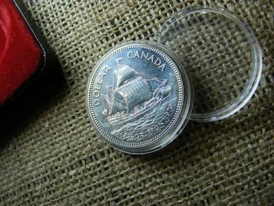 Kanada, 1 dollár, 1979, ezüst, dísztokos