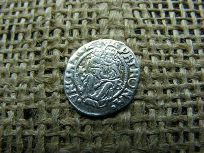 Ezüst Ferdinánd dénár, 1550, KB