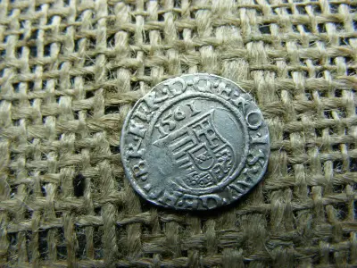 Ezüst Ferdinánd dénár, 1561, KB