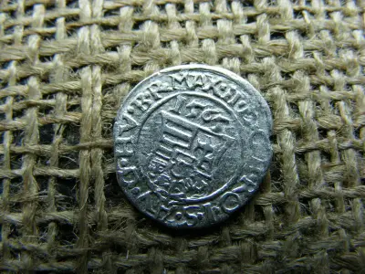 Ezüst Miksa dénár, 1565, KB
