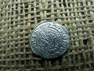 Ezüst Miksa dénár, 1565, KB