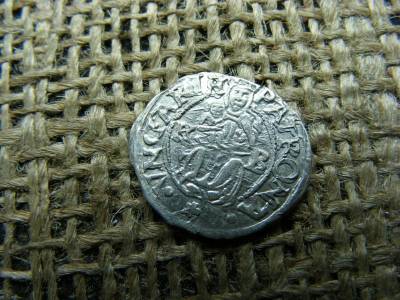 Ezüst Miksa dénár, 1568, KB