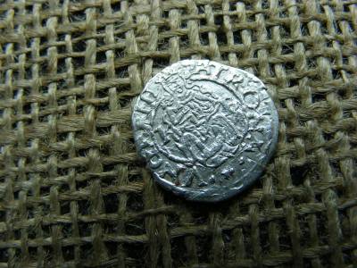 Ezüst Miksa dénár, 1572, KB