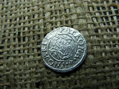 Ezüst Miksa dénár, 1577, KB