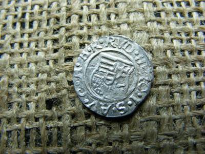 Ezüst Rudolf-dénár, 1581, KB
