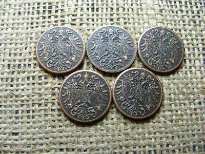 2 Heller 1892, Korona, ritka, sorpótló