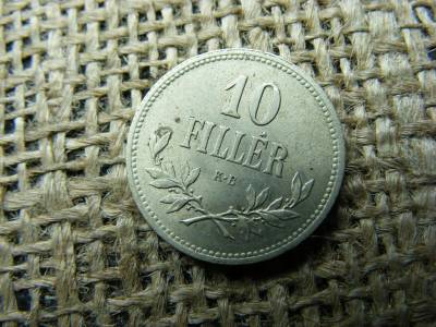 10 fillér, 1915, KB