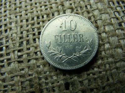 10 fillér, 1915, KB 2.