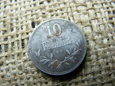 10 fillér, 1918, KB